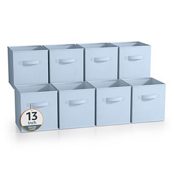 Sorbus 13 Inch 8 Pack Foldable Cubes with Handle- for Home Home Storage & Organization