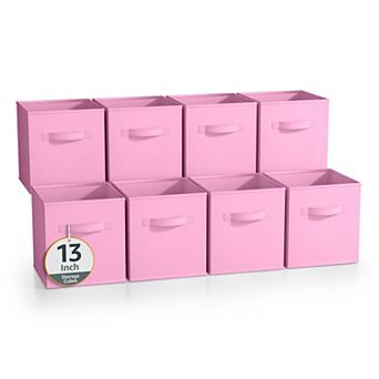 Sorbus 13 Inch 8 Pack Foldable Cubes with Handle- for Home Home Storage & Organization