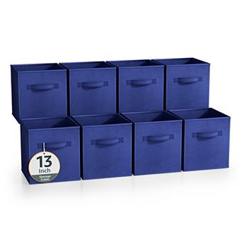 Sorbus 13 Inch 8 Pack Foldable Cubes with Handle- for Home Home Storage & Organization