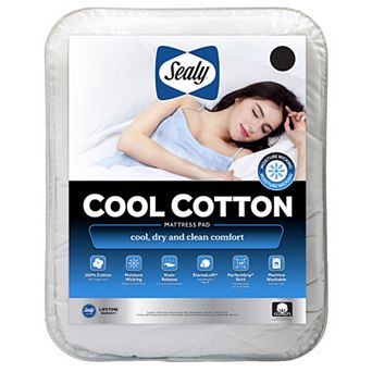 Sealy Cool Cotton Moisture Wicking Mattress Pad