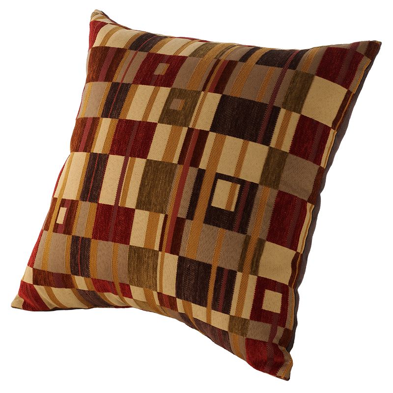 UPC 047218015693 product image for Merrifield Geometric Decorative Pillow, Red, 18X18 | upcitemdb.com