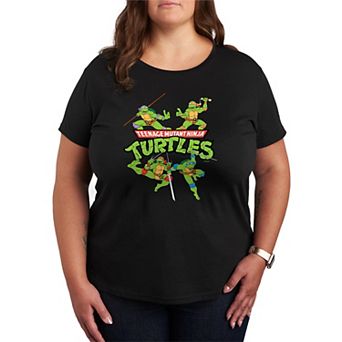 Plus Size Teenage Mutant Ninja Turtles Logo Graphic Tee