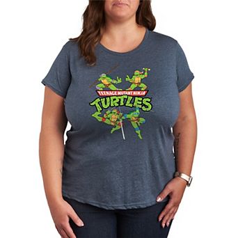 Plus Size Teenage Mutant Ninja Turtles Logo Graphic Tee