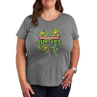 Plus Size Teenage Mutant Ninja Turtles Logo Graphic Tee