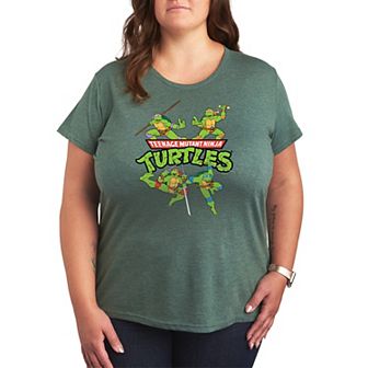 Plus Size Teenage Mutant Ninja Turtles Logo Graphic Tee