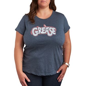Plus Size Grease Logo Graphic Tee