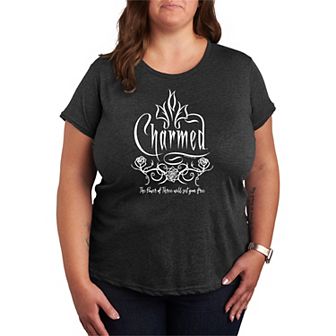 Plus Size Charmed Roses Graphic Tee