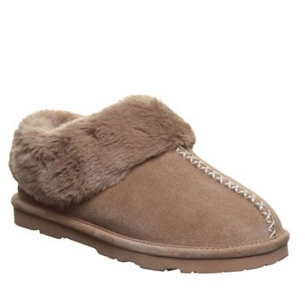 Bearpaw Bella Women's Suede & Faux Fur Slip-On Slippers