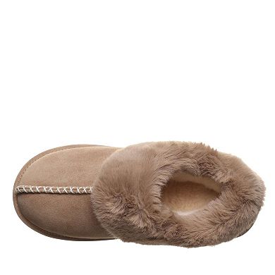 Bearpaw Bella Women's Suede & Faux Fur Slip-On Slippers
