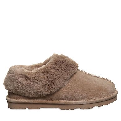 Bearpaw Bella Women's Suede & Faux Fur Slip-On Slippers