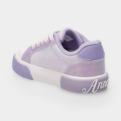 Disney's Frozen Toddler Girls Lace-Up Sneakers With Glitter Accents