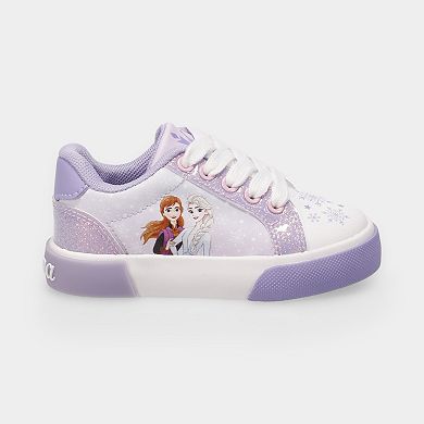Disney's Frozen Toddler Girls Lace-Up Sneakers With Glitter Accents