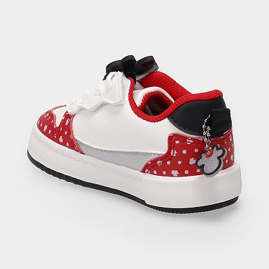 Disney's Minnie Court Toddler Girls Lace-Up Sneakers With Bow Accent