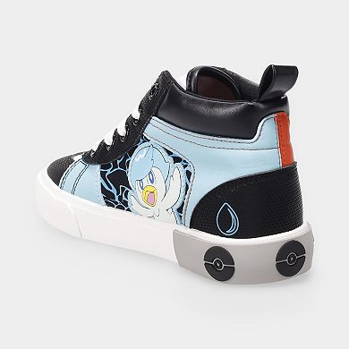 Pokemon Little Kid Boys High Top Lace-Up Sneakers