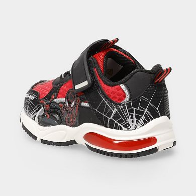 Toddler Boys Spiderman Light Up Athletic Sneakers