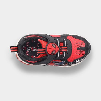 Toddler Boys Spiderman Light Up Athletic Sneakers