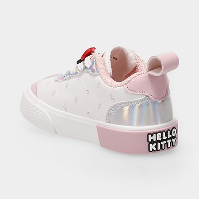 Hello Kitty Court Sneaker Toddler Girls Slip-On Casual Sneakers