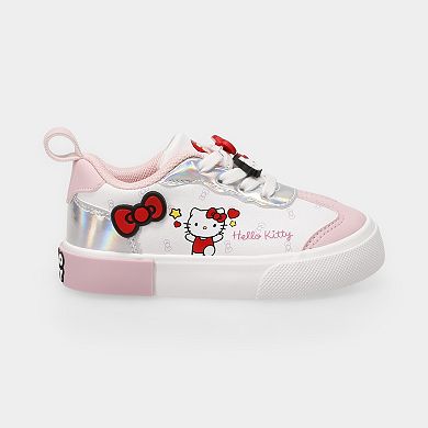 Hello Kitty Court Sneaker Toddler Girls Slip-On Casual Sneakers