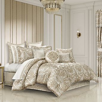 Five Queens Court Amarella 4 pc Comforter Set or Euro Sham