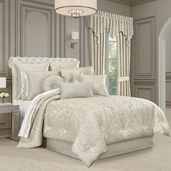 Five Queens Court Coralie 4 pc Comforter Set or Euro Sham