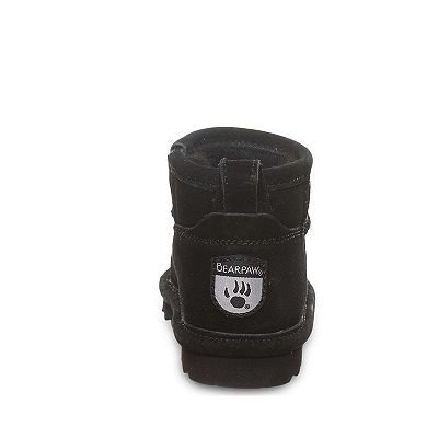 Bearpaw Shorty Toddler Girls' Water-Resistant Winter Boots