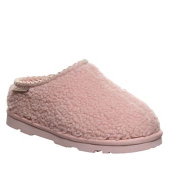 Bearpaw Snuggle Tabitha Girls Faux Fur Slip-On Slippers