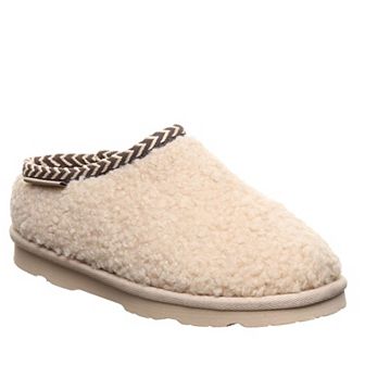 Bearpaw Snuggle Tabitha Girls Faux Fur Slip-On Slippers