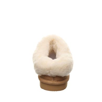 Bearpaw Brina Girls' Suede Slip-On Slippers