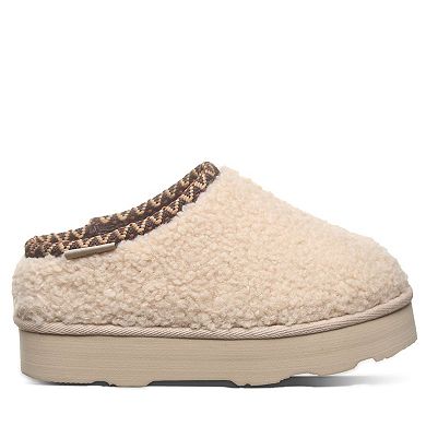 Bearpaw Snuggle Martis Girls' Faux Fur Slip-On Slippers