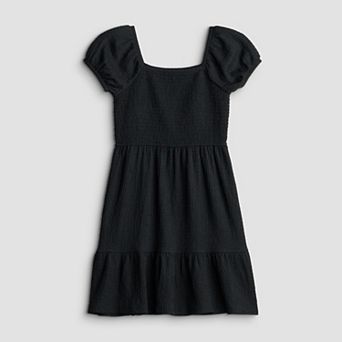 Girls 6-20 SO® Crinkle Smocked Bodice Dress in Regular & Plus Size