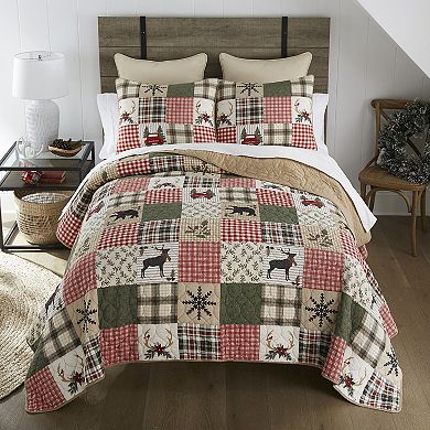 Donna Sharp Holly Forest Pieced Cotton Quilt Set