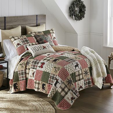 Donna Sharp Holly Forest Pieced Cotton Quilt Set