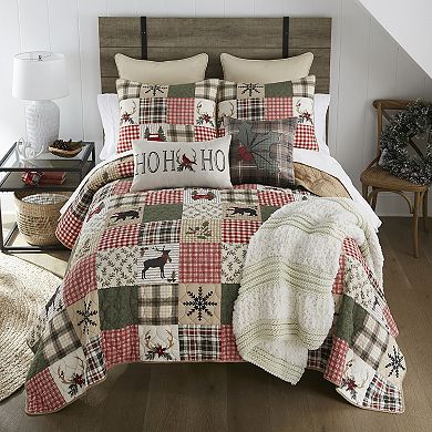 Donna Sharp Holly Forest Pieced Cotton Quilt Set
