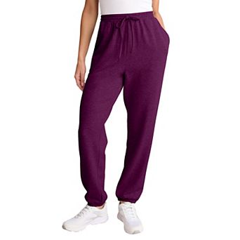 Roaman's Women's Plus Size Comfort+ Fleece Slim Leg Jogger