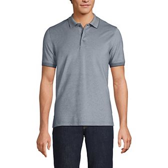 Big & Tall Lands' End Short Sleeve Travel Kit Polo