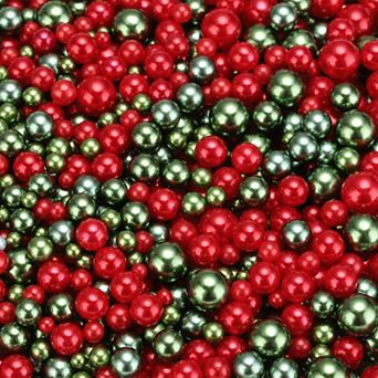 800 pc Faux Pearl for Crafting, 3-8mm No Hole ABS Round Pearls for Vase Fillers