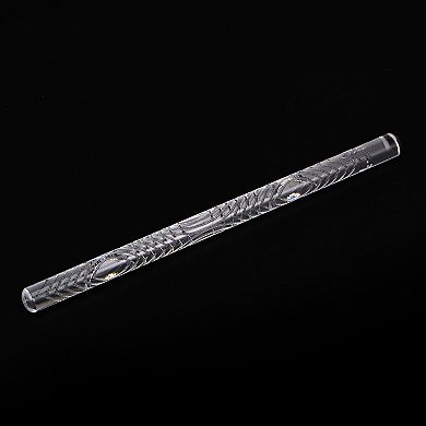 Acrylic Embossed Rolling Pin 6.3 Inch, Acrylic Non-Stick Roller Fondant Embossing Clay Rolling Pin