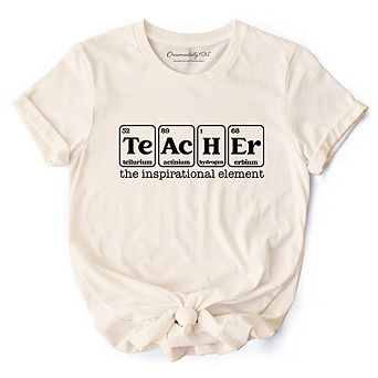 Teacher The Inspirational Element T-Shirt, Periodic Table Appreciation Tee