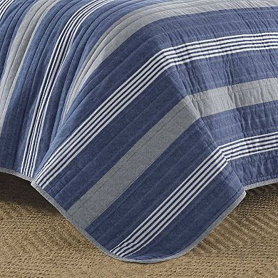 Nautica Saltmarsh Striped Quilt Set
