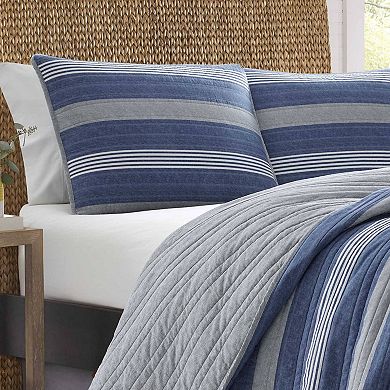 Nautica Saltmarsh Striped Quilt Set