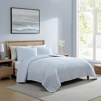 Nautica Coleridge Stripe Quilt Set