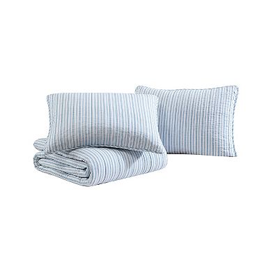 Nautica Coleridge Stripe Quilt Set