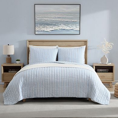 Nautica Coleridge Stripe Quilt Set
