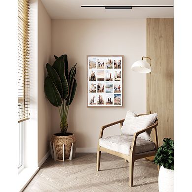 Belle Maison Matted 16-Opening Collage Wall Frame