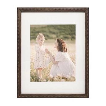 Belle Maison 8" x 10" Matted Beaded Frame Wall Decor