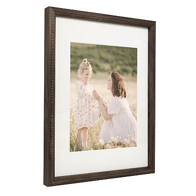 Belle Maison 8" x 10" Matted Beaded Frame Wall Decor