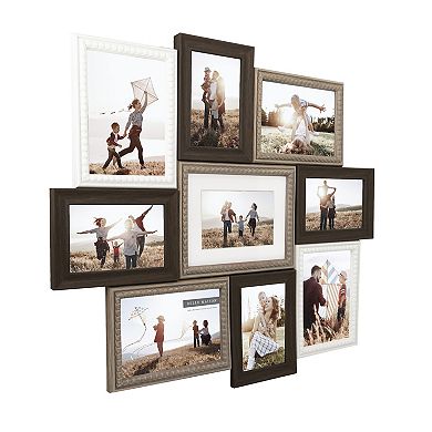 Belle Maison 9-Slot Collage Picture Frame Wall Decor