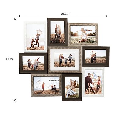 Belle Maison 9-Slot Collage Picture Frame Wall Decor