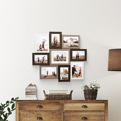 Belle Maison 9-Slot Collage Picture Frame Wall Decor