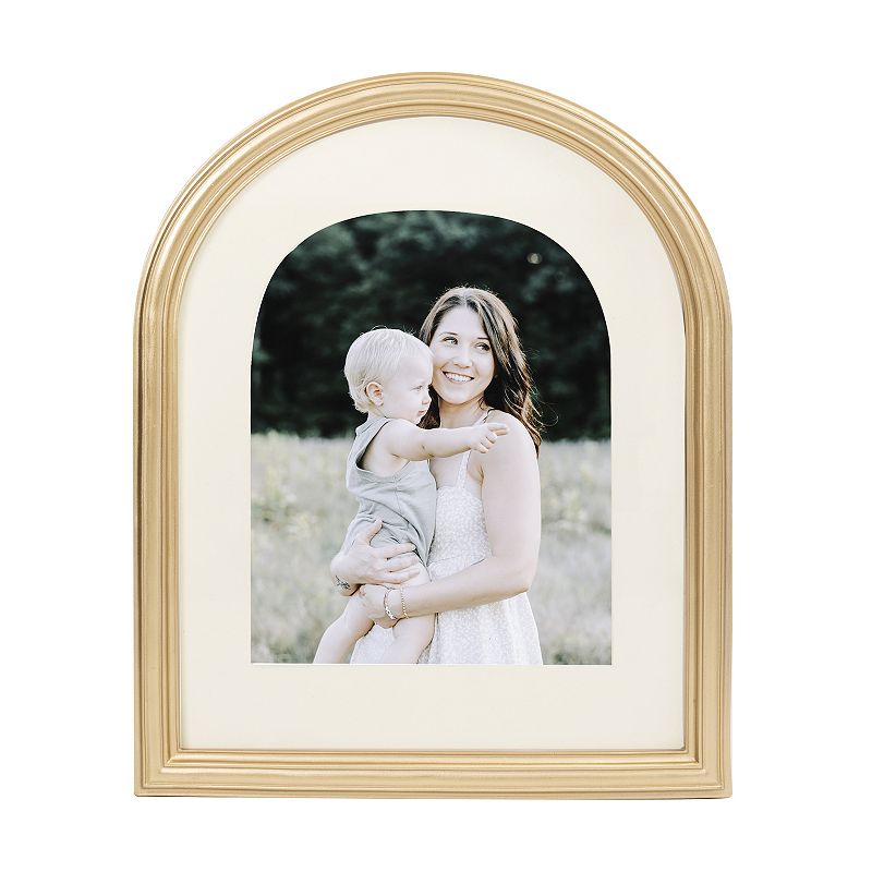 Belle Maison 13" x 16" Arch Portrait Frame, Gold